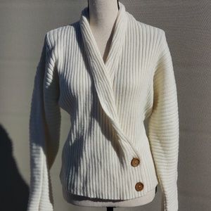 Isabella Bird Wool Oversize Button Sweater